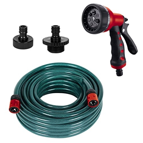 Original Einhell Zubehör-Set Druckseite (OFP) (Pumpen-Zubehör, druckseitiges Zubehör-Set, inkl. Gartenschlauch, 2x Adapter, Gartenbrause)