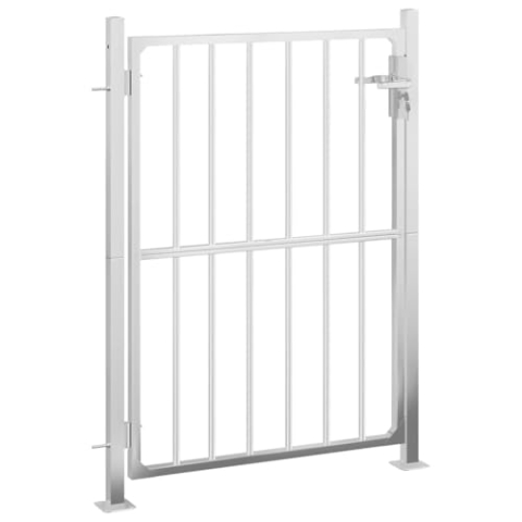 vidaXL Gartentor 100x125 cm Edelstahl