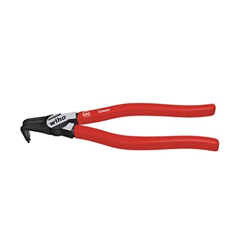 Wiha Sicherungsringzange Classic für Innenringe (Bohrungen) mit abgewinkelter Form (29427) J 41, 310 mm