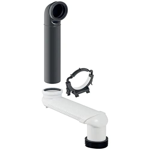 Geberit Anschlussset WC horizontal mit Bogenabgang