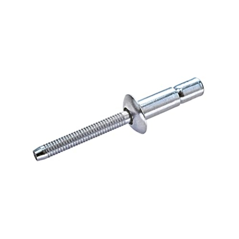 GOEBEL® - 250 x Hochfeste Blindnieten Stahl (Ø x L) 4,8 x 14,5 mm mit Flachkopf - Niete mit gerilltem Nietdorn - Hochfeste Nieten - M-LOCK