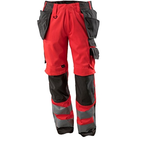 Mascot Handwerkerhose "Wigan", 1 Stück, L82cm/C54, rot/dunkelanthrazit, 15531860-22218-82C54