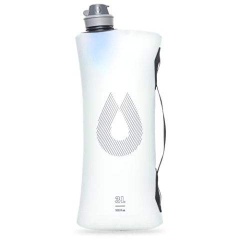 HydraPak Seeker - Zusammenklappbarer Wasserspeicher (3 Liter + Filter Kit) - BPA & PVC freier Camping Trinkrucksack