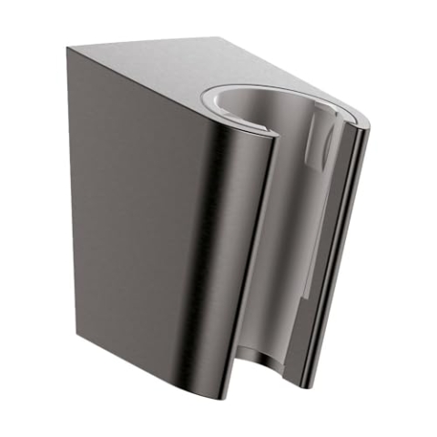 hansgrohe Duschkopfhalterung Porter S, Brausehalter, Brushed Black Chrome