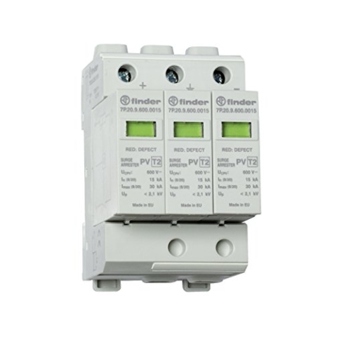 Finder Überspannungsableiter 7P.23.9.000.1015 Typ 2, PV bis 1020V Überspannungsableiter für Energietechnik/Stromversorgung 8012823368498