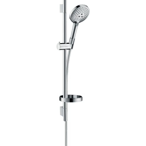 hansgrohe Raindance Select S 120 wassersparendes Duschset 0,65m, 3 Strahlarten, Chrom