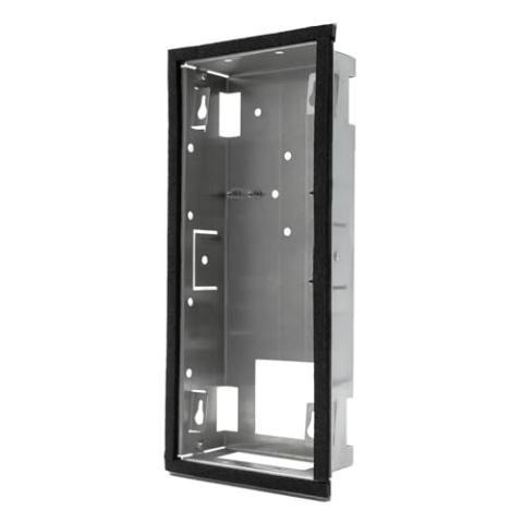 DoorBird D2102V/D2103V/D2101FV Fingerprint 50/D2101FV EKEY/D2101TFV Unterputz Montagerückgehäuse, Edelstahl V2A | Gehäuse für Video-Türsprechanlage
