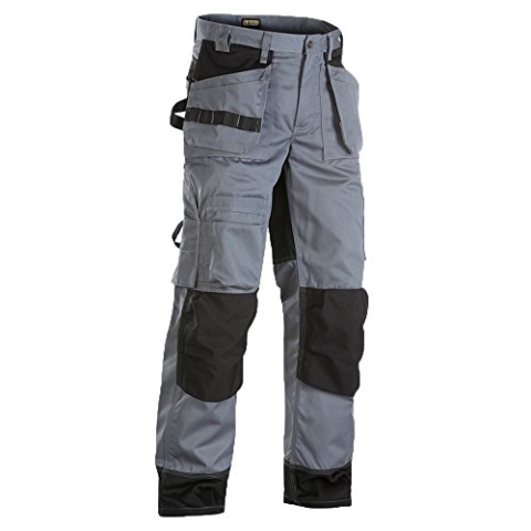 Blaklader 15231860 Hose ohne Nageltaschen, Grau/schwarz, grootte C56