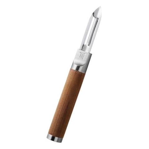 Fiskars Norden Sparschäler mit fester Klinge, Länge: 17,1 cm, Rostfreier Stahl/Birkenholz, 1065247