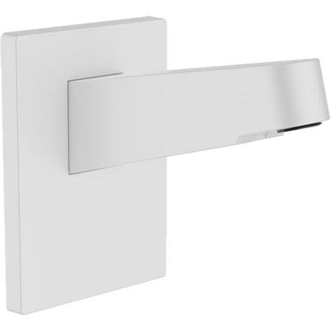 hansgrohe Pulsify S - Brausearm für Kopfbrause, Wandanschluss für Duschkopf Pulsify S 260mm, Mattweiß