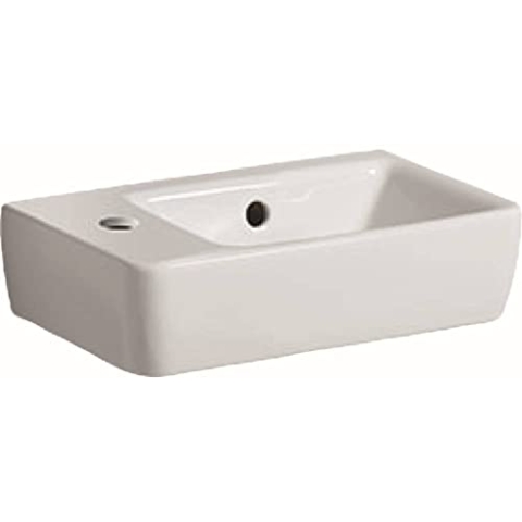 Geberit Renova Compact Waschbecken 40x25x10 cm Weiß