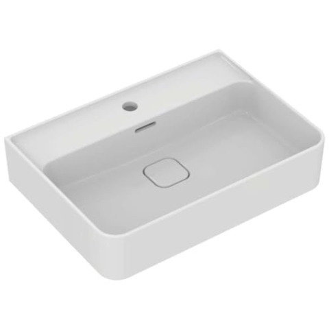 Ideal Standard Strada II Waschtisch T3644, 1 Hahnloch, Unterseite geschliffen, 600 mm, Farbe: Weiß mit Ideal Plus