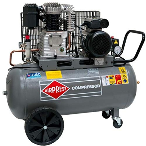 Airpress® Druckluft- Kompressor HL 425-90 (2,2 kW, max. 10 bar, 90 Liter Kessel) Stromanschluss 230 V