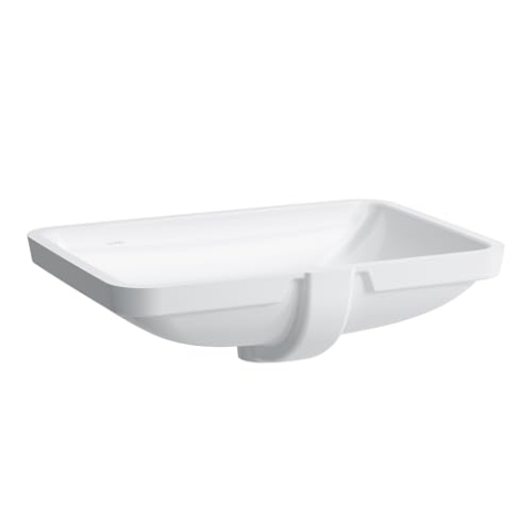 Laufen Einbauwaschtisch von oben Laufen PRO A ohne Hahnloch 600x400 LCC weiß, 8119694001091