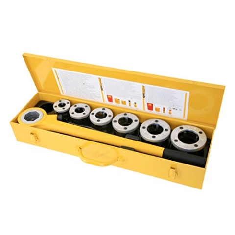 Rems elektrische Handschneidkluppe EVA Set 1/2" - 2" im Stahlblechkasten