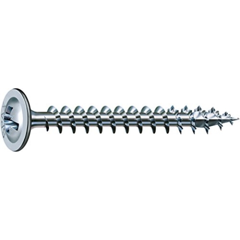 SPAX Rückwandschraube, 4,0 x 40 mm, 1500 Stück, Kreuzschlitz Z2, Rückwandkopf, Vollgewinde, 4CUT, WIROX A3J, 0281010400402