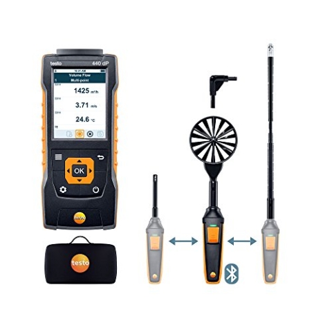 Testo 440 delta P Air Flow ComboKit 2 Bluetooth®