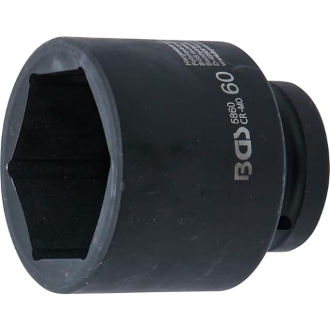 BGS 5860 | Kraft-Steckschlüssel-Einsatz Sechskant | 25 mm (1") | SW 60 mm