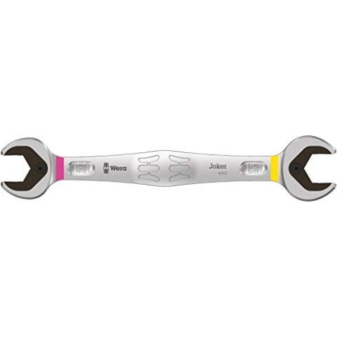 Wera 05020260001 6002 Joker Double Doppelmaulschlüssel, 20 - 22 x 261 mm