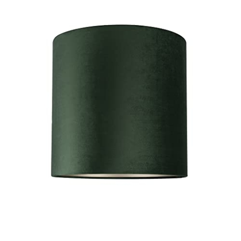 Uniqq Lampenschirm Velours dunkelgrün Ø 40 cm - 40 cm hoch