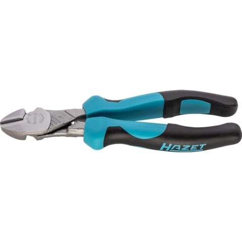 HAZET Kraft-Seitenschneider 1802M-22 I Induktiv gehärtete Schneide (Härte: 64 HRC) I Ergonomischer 2-Komponenten-Griff I Für präzises schneiden von Materialien mit geringem Kraftaufwand