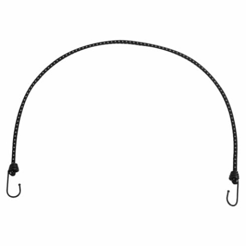 vidaXL Gummiseile 25 Stk., Gummiseil mit Haken, Reflektierend Spanngummi für Planen Zelt Bannern, Expanderschlinge Planenspanner, Schwarz PP Gummi 100cm