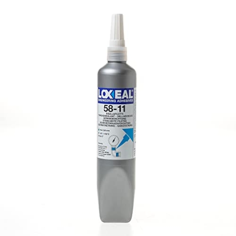 Loxeal 8029822048092 58-11-250 Rohrgewindedichtung 250 ml mittelfest, 58-11 Mittelfest
