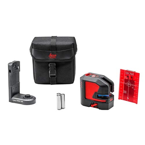 Leica Lino L2s – Kreuzlinienlaser mit innovativem magnetischem Adapter in Tasche (roter Laser, Arbeitsbereich: 25 m)