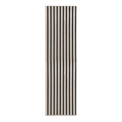 HOME DELUXE Wandpaneel Akustikpaneel SONIC Light Oak - 240 x 40 cm, 0,96m²- | Akustik Wand Paneele, Lamellenwand, Akustik Paneele