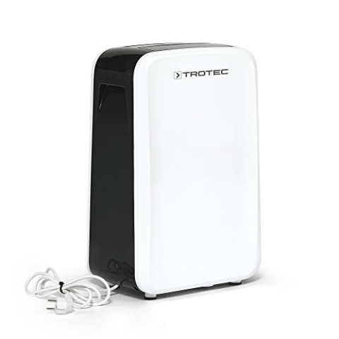 TROTEC Raumentfeuchter elektrisch TTK 71 E – Leistung 24 L/Tag – Fläche 50 m² / 125 m³ – Entfeuchtungsgerät mit Autoabschaltung