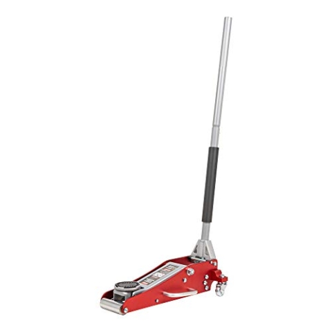 STIER Hydraulik Rangier-Wagenheber, belastbar mit 1,5 Tonnen, Autowagenheber, Aluminium-Stahlkonstruktion, sehr geringe Unterfahrtiefe, Autoheber mit Doppelkolben