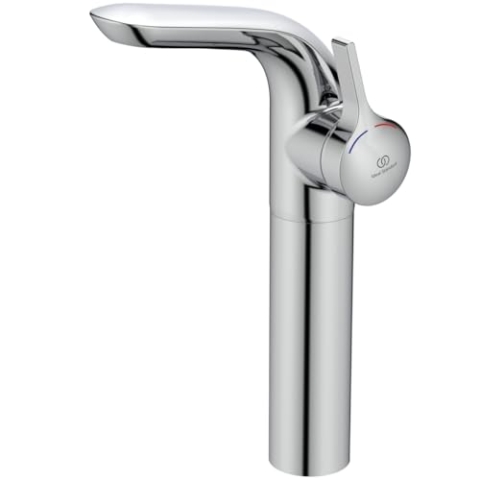 Ideal Standard A4266AA Melange Waschtischarmatur ohne Ablaufgarnitur verlängerter Sockel