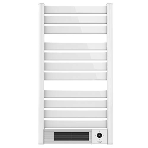 Cecotec Elektrischer Badheizkörper Ready Warm 9770 Ceramic Towel. 2000 W, LED Bildschirm, Fernbedienung, 24 Stunden Timer, IPX1, Einstellbare Temperatur, Thermostat, Weiss, 15 m2