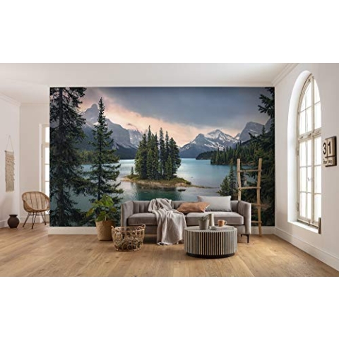 Komar Vlies Fototapete SPIRIT ISLAND | Tapete, XXL, Dekoration, Natur, Landschaft, Schlafzimmer, Wohnzimmer, Büro, Flur | Größe 450 x 280 cm (Breite x Höhe) | SHX9-081