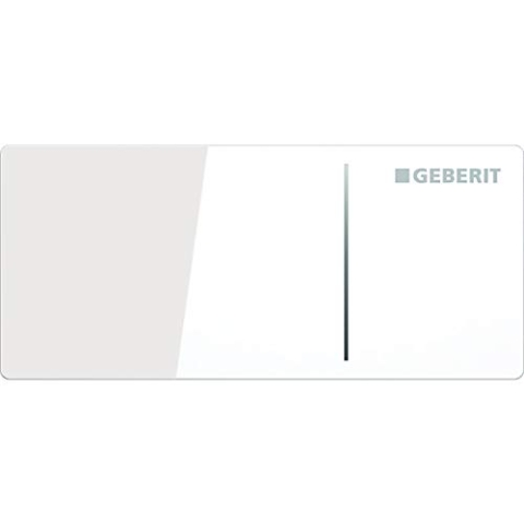 Geberit Betätigungsplatte Sigma 70 (Ersatzteil, Farbe Glas weiß, für 2-Mengen-Spülungen) 242813SI1