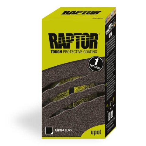 UPOL Raptor schwarz Pick Up Transportflächen Fahrzeug Beschichtung schwarz 948ml inkl. Härter (948ml + Härter)