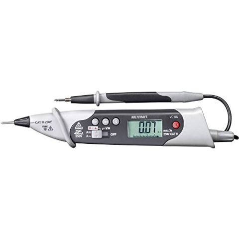 VOLTCRAFT VC-86 Hand-Multimeter digital CAT III 250 V Anzeige (Counts): 4000