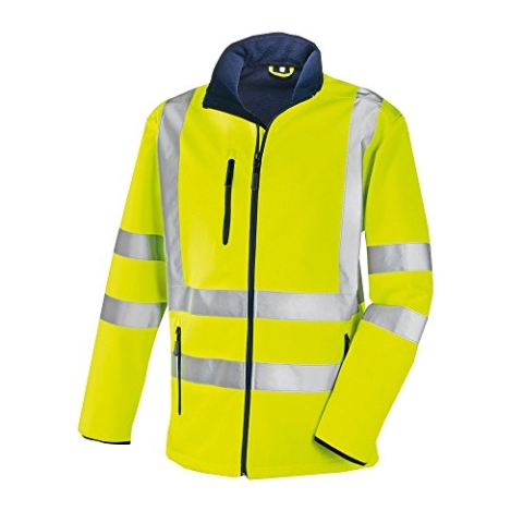 teXXor 4103-M Warnschutz-Softshell-Jacke "Niagara", Größe M, Warngelb