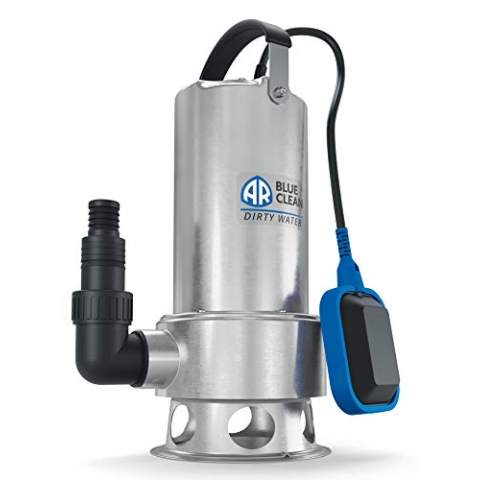AR Blue Clean Tauchpumpe ARUP 1100XD für Schmutzwasser (1100 W, max. Förderleistung 16.500 l/h, max. Förderhöhe 10,5 m)