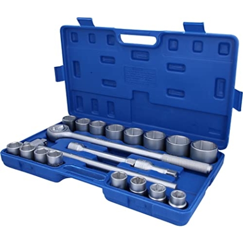 BRILLIANT TOOLS 3/4 Zoll Steckschlüssel-Satz, 20-tlg [Powered by KS TOOLS]
