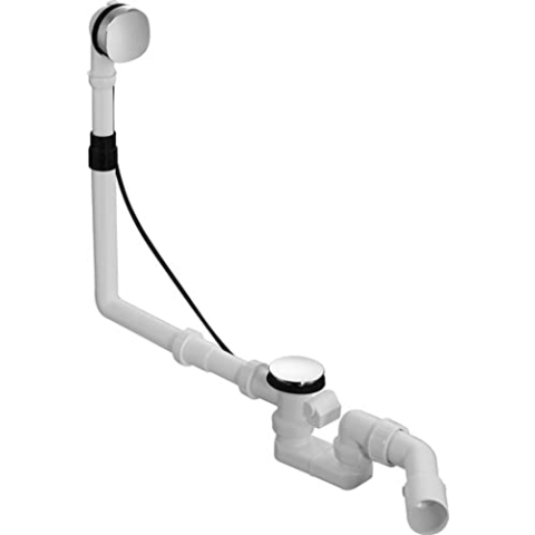 Duravit Universal Ab- und Überlaufgarnitur Chrom 400x80x450mm