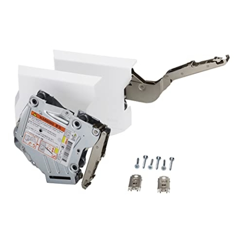 Klappenbeschlag Blum® AVENTOS HK-S für Tip-On 20K2E01T (LF 960-2215) für Hochklappen Öffnungswinkel 107° inkl. Abdeckkappen seidenweiß und Frontbefestigungsset