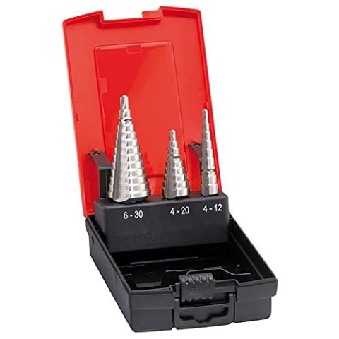 Format Stufenbohrer-Set HSS 4-12/4-20/6-30mm