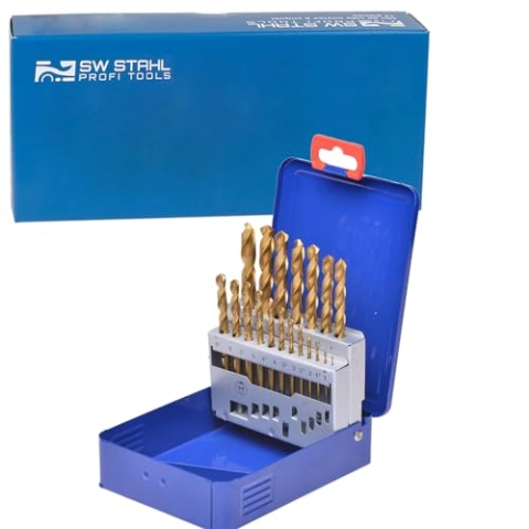 SW-Stahl 80519L Titan Bohrersatz 19 tlg. 1,0-10,0 mm