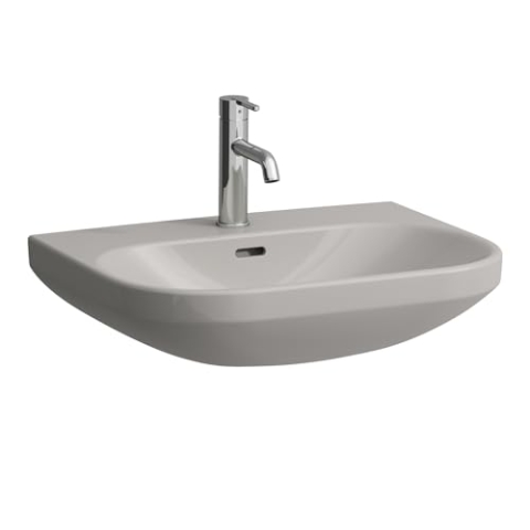 LAUFEN Lua Waschtisch, 1 Hahnloch, mit Überlauf, 600x460mm, H8110830371041, Farbe: Manhattan