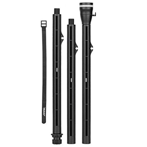 RAILBLAZA Unisex ND-120 Nuevo 2023-MASTILILLO TELESCÓPICO 1000 DE 630MM A 1060MM, Schwarz, Heights 380mm, 680mm or 980mm