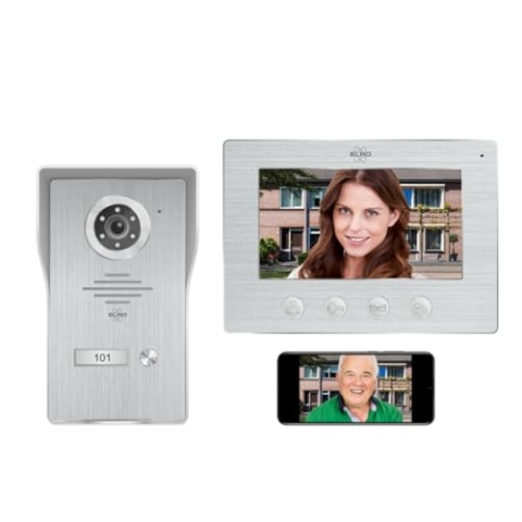 ELRO DV4000IP WiFi IP Video Türintercom │ 1080P Full HD Kamera mit Nachtsicht │ 4-Drahtkabel │ 16 Klingeltöne