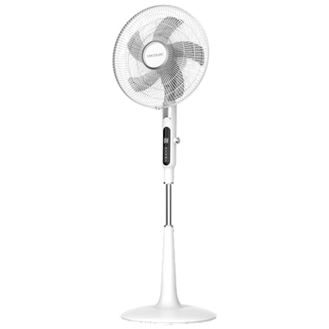 Cecotec Standventilator EnergySilence 1600 Moskito 65W, Mückenschutzfunktion, Timer, Touch-Steuerung, LED-Bildschirm, 10 Geschwindigkeiten, 3 Betriebsarten, Automatische Oszillation