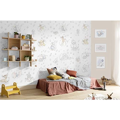 Komar Disney Fototapete Best of Friends | Größe 200 x 280 cm, Kinderzimmer, Babyzimmer, Dekoration, Tapete, Baby, Bunt