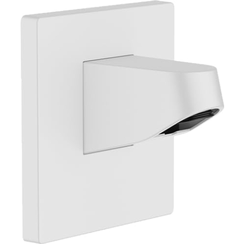 hansgrohe Pulsify S - Brausearm für Kopfbrause, Wandanschluss für Duschkopf Pulsify S 105mm, Mattweiß